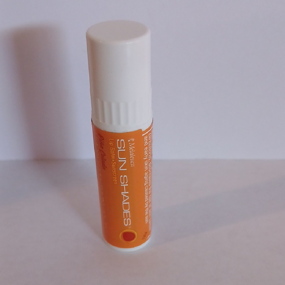 Orange Glossy Lip Balm for a Radiant Finish